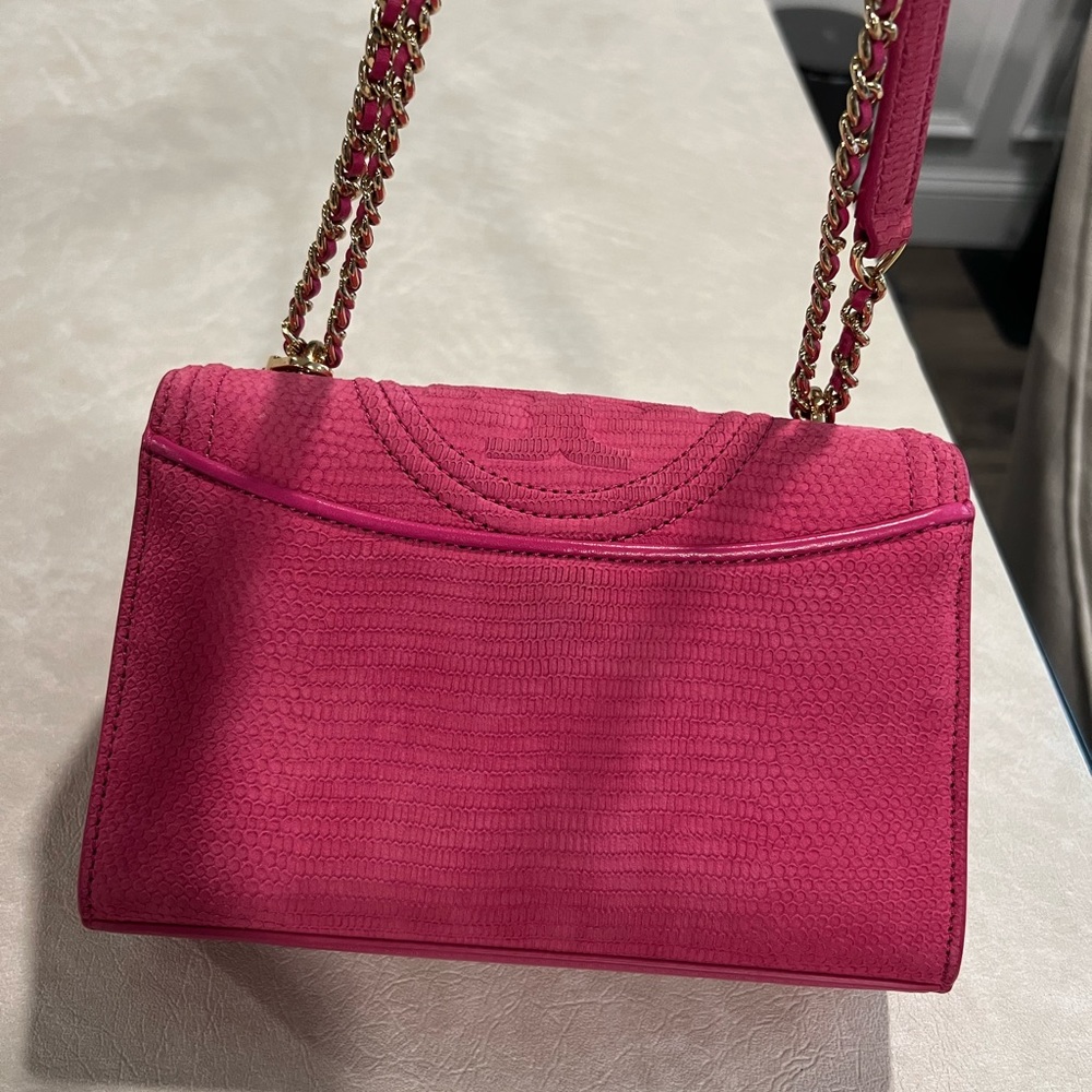 💖Tory Burch Fleming leather snake convertible 💖 - Picture 7 of 11